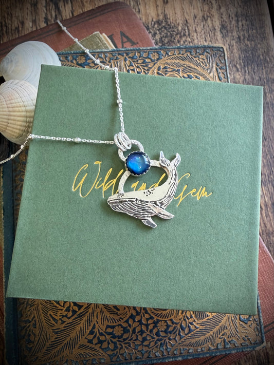 Humpback whale pendant