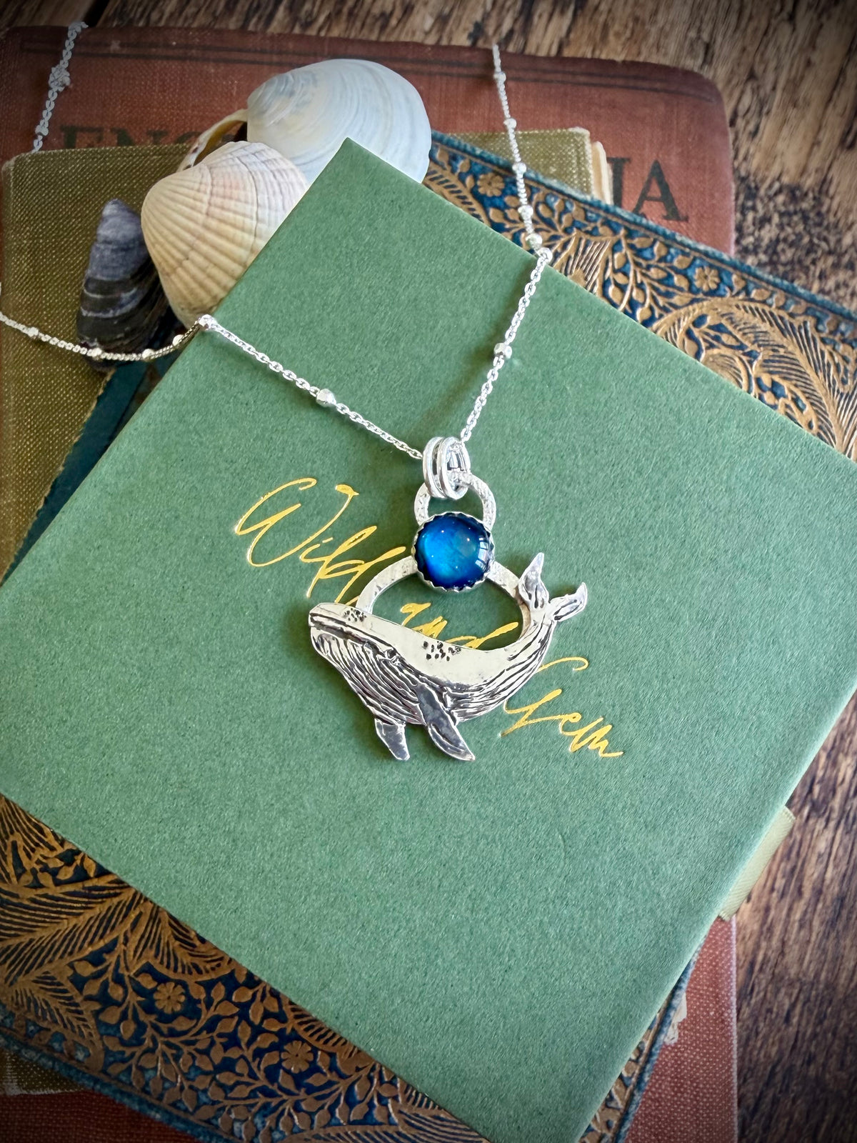 Humpback whale pendant