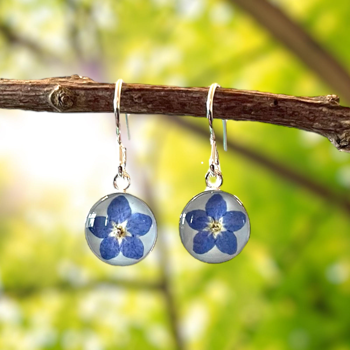 Forget me not earrings