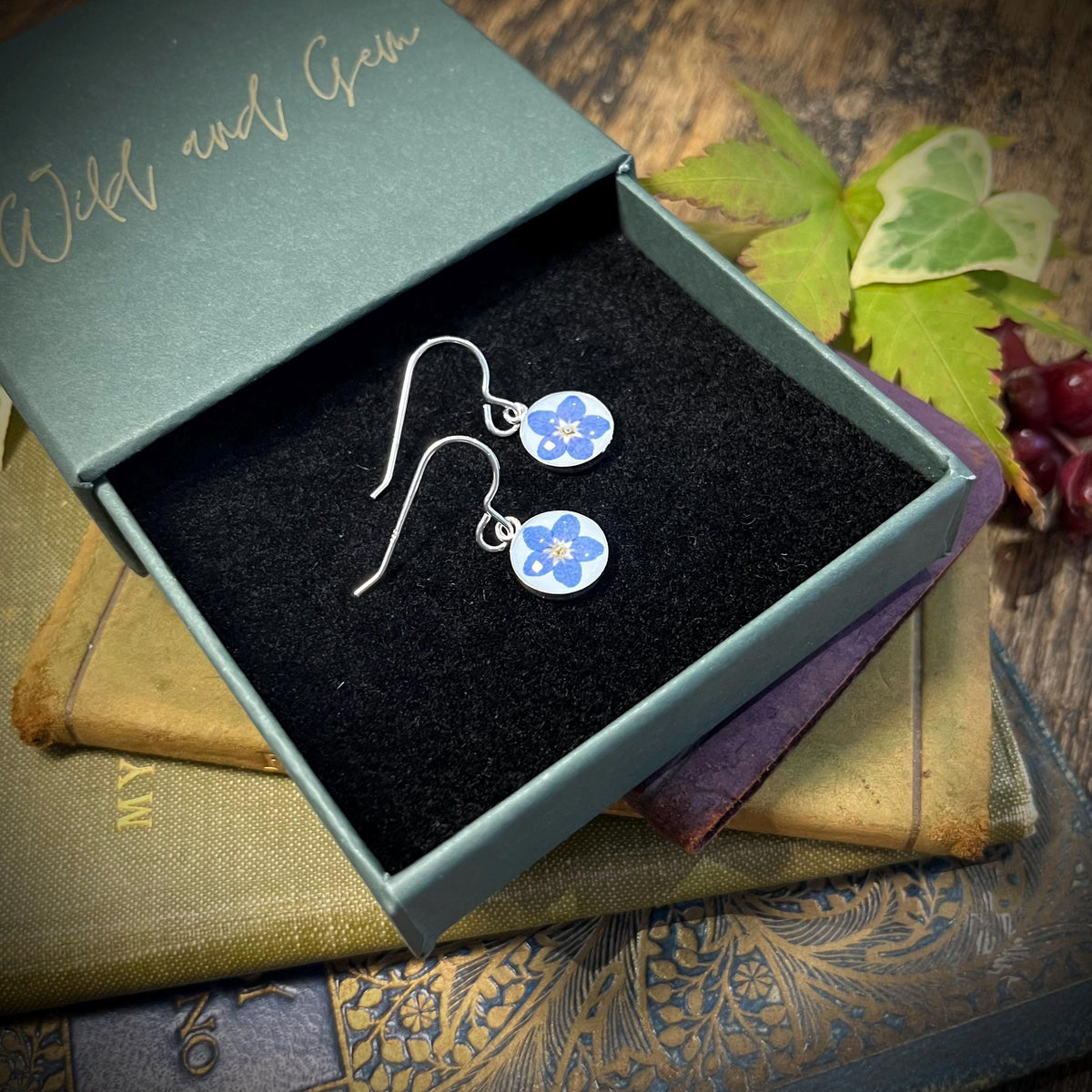 Forget me not earrings