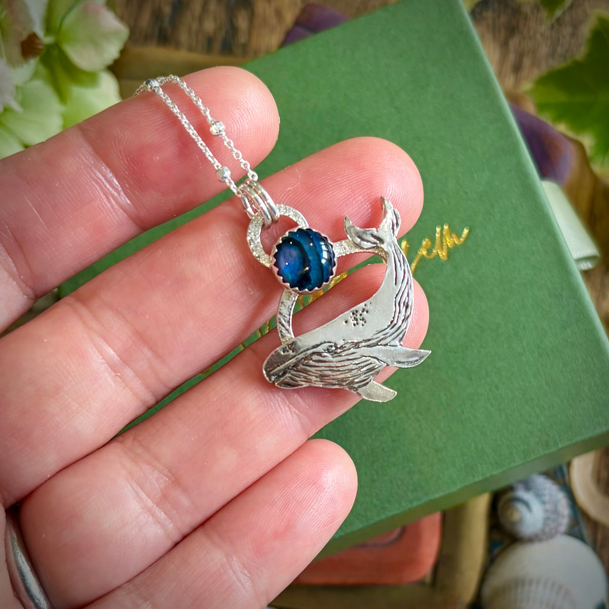 Humpback whale pendant