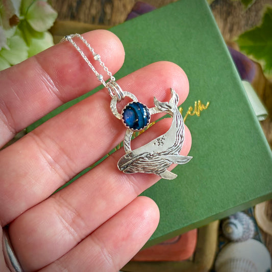 Humpback whale pendant