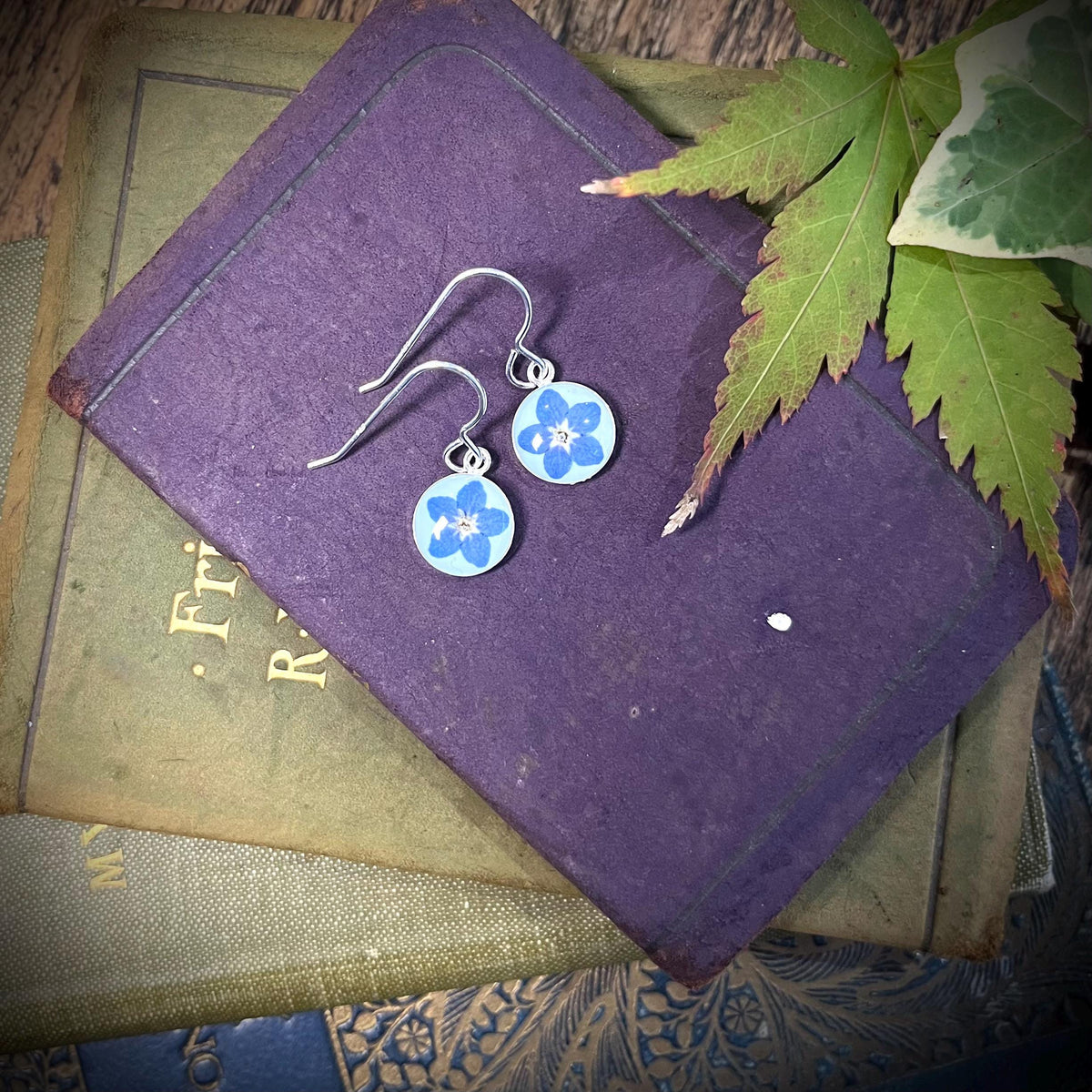 Forget me not earrings