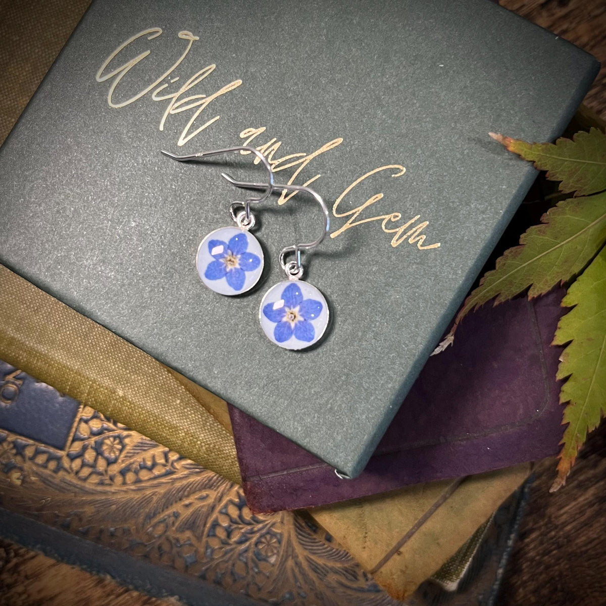 Forget me not earrings
