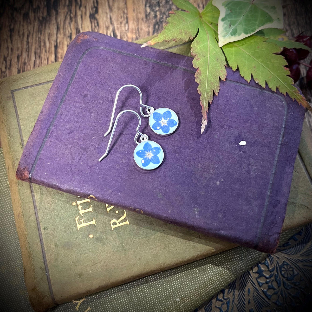 Forget me not earrings