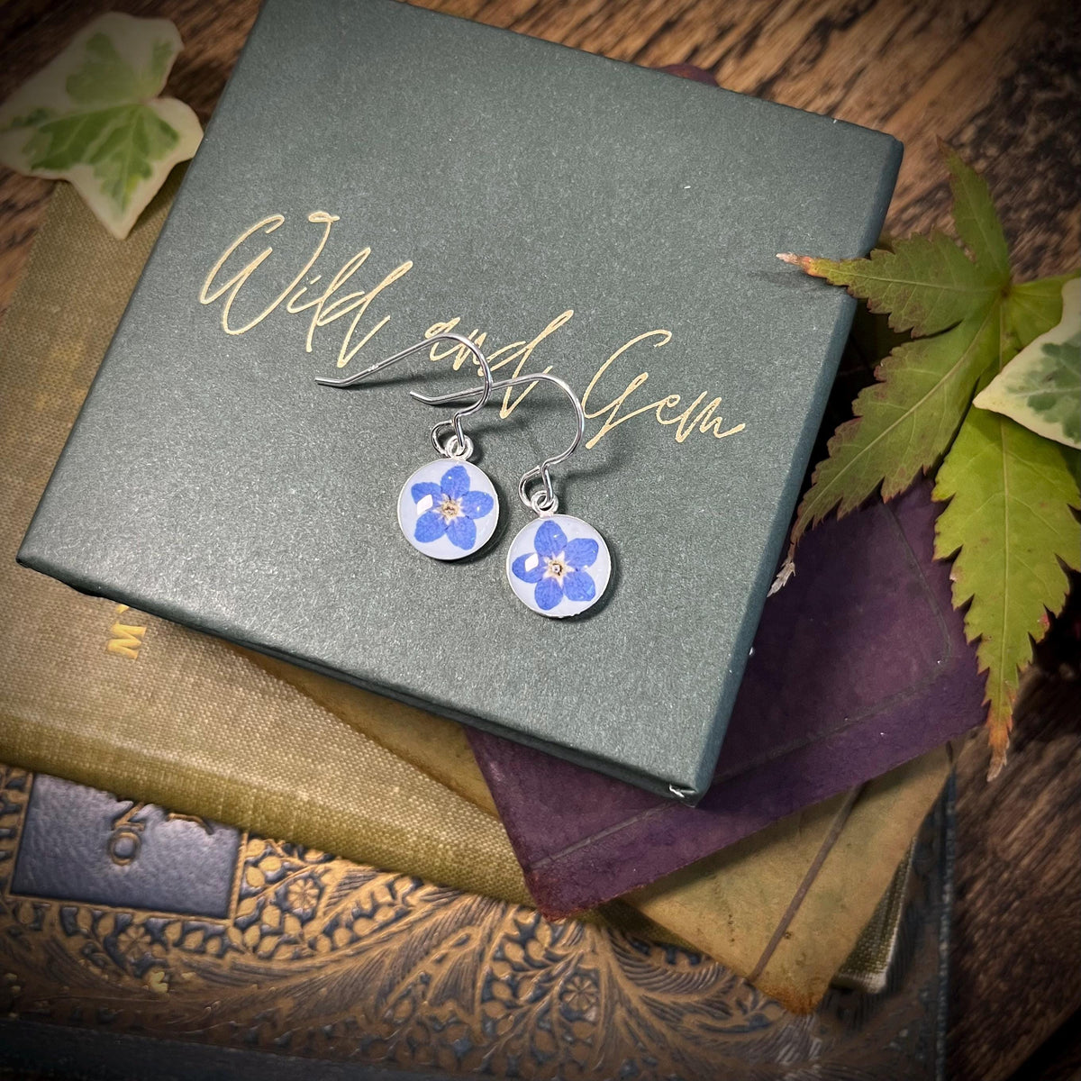 Forget me not earrings